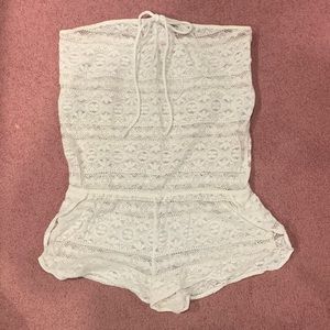 lace swimsuit cover up romper